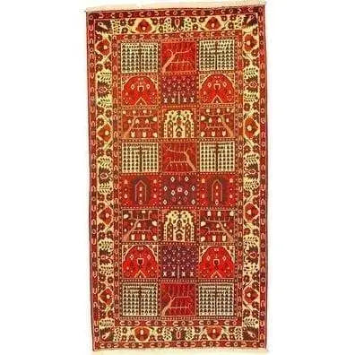 One Of The Kind Persian Bakhtiar Rug 10'3" x 5'4"